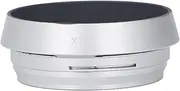 Metal Lens Hood Shade with 49mm Adapter Ring for X100 X100S Camera Silver, LAISANIM X100 Aluminum Silver Matte Camera Lens Hood Shades