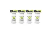 12pc Lemon & Lime Stacking Container 360ml Twist-Lock Household Storage Canister