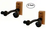 Tetra-Teknica Essentials Series EGH-01NW-2P Hardwood Home & Studio Guitar Hanger