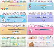 24pack Sticky Notes, Mini Self-Stick Index Tabs, Colorful Animal Group Marker Tabs for Home Office Students, 8 Styles 120 Sheets/Pack (2880 Sheets Total), Office Supplies & Gifts