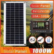 20W-1000W Solar Panel Solar Cell 100A Controller Solar Panel for Phone RV Car