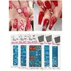 Christmas Series Nails Stamping Plates Template Snowflake Manicuring Print