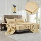Microfiber Full Size Bed Sheet Set Extra Soft Deep Pockets Luxury Hotel Black...