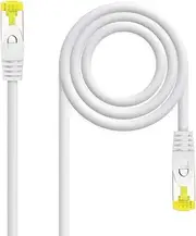 LSZH Cat.6A SFTP Network Patch Cable, AWG26 Gauge, White, 25cm Length, Offers high Speed and Stable Performance for Network Connections.