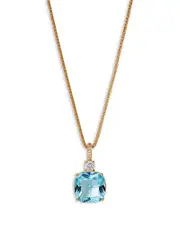 Nadri Macaron Cubic Zirconia Pendant Necklace in 18K Gold Plated, 16-18