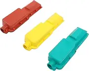 LOCADENCE 3Pcs Equipment Cable Clamp Sheath Rubber, Silicone Insulated Electric Guard Winch Motor Cable Terminal Boot, 10KV High Low Voltage Wire Clamp Cover SLG SL ST Type 380V (1/2 Type)