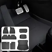 8 Pieces XPE Tesla Model 3 Floor Mats 2024-2025, All Weather Floor Mats 2024-2025 for Model 3 Highland, Automotive Accessories Trunk Floor Mats & Cargo Liners (8pcs Model 3 2024-2025)