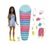 Barbie It Takes Two: Camping Adventures With Brooklyn! Doll, Puppy, Sleeping Bag & Themed Accessories!