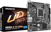 Gigabyte H610M H V3 DDR4 Motherboard - Supports Intel Core 14th CPUs, 4+1+1 Hybrid Phases Digital VRM, up to 3200MHz DDR4, 1xPCIe 3.0 M.2, GbE LAN, USB 3.2 Gen 1