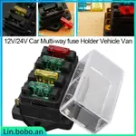 CAR 4 WAY CIRCUIT STANDARD ATO BLADE FUSE BOX BLOCK HOLDER 1