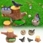 Fairy Garden Ornament Micro Swallow Model Outdoor Indoor