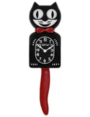 Crimson Royal Gentleman Kit Cat Clock 30s 40s 50s Rockabilly Retro Boy