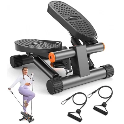 Niceday Steppers for Exercise Mini Stair Stepper with Resistance Bands at Hom...