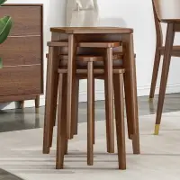 在飛比找樂天市場購物網優惠-椅子 餐桌 實木凳子北歐家用客廳餐桌小椅子小板凳可疊放簡易實