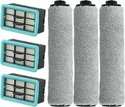 [YAKUHY] Vacuum Cleaner Brush Roll Filters For Bissell For CrossWave HF2/3845N/3831 Series Replacement Parts(3 Set)
