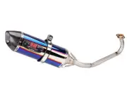 Full System Exhaust Front Tips Header Pipe For PCX150 PCX125 2021-2022 half Blue