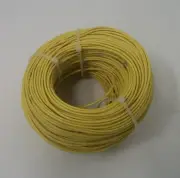 22 AWG tinned copper stranded hook up wire, 328 feet Yellow UL1007