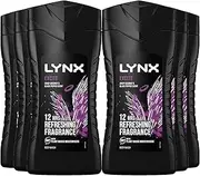 6x Lynx Excite Shower Gel Mens Body Wash 250ml