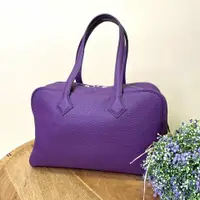 在飛比找PopChill優惠-[二手] HERMES VICTORIA 35CM 紫色銀釦