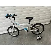 在飛比找蝦皮購物優惠-（已售出）二手迪卡儂14吋 兒童鋼製自行車 (附輔助輪) B
