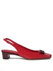 Ferragamo-Heeled Shoes Rosso-Donna