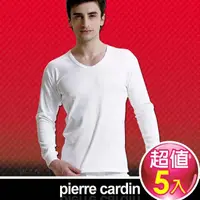 在飛比找momo購物網優惠-【皮爾卡登 Pierre Carddin】排汗厚暖棉U領長袖