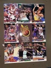 1993-94 Fleer Ultra Basketball Uncut Sheet (See Photos First)