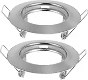 TOKIDNY Spotlight Housing Kit 2pcs Flush Mount Light Fittings Recessed Lighting Trim Led Elegant Design