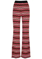 Missoni Zigzag-intarsia Knitted Trousers - Multicoloured - 42 (UK10 / S) 42 (UK10 / S)