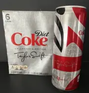 TAYLOR SWIFT COKE CAN Limited ED Coca Cola Signature Ed 2013 DIET - NEW ❤️