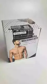 Blitzwax Hair Removal Lavender Hard Wax Waxing Kit Complete Warmer Beads Spray