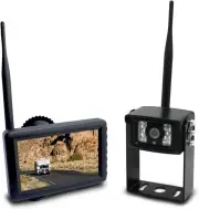 Elinz Caravan Wireless Reversing Reverse Rearview Camera Cam Kit 5" Inch LCD ...