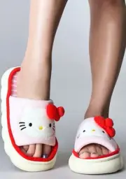 NEW Bioworld - Sanrio Hello Kitty 3D Character Plush Slides