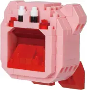 Kawada Nanoblock Kirby Series Inhaling Kirby Micro-Sized Building Block Set