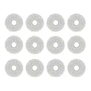 12Pcs Mop Pads for M30 Pro/C107 Robot Vacuum Cleaner Mop Cloth Pads Replacement Spare Parts Accessories