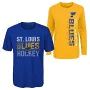 Outerstuff NHL Youth Boys (8-20) St. Louis Blues Performance T-Shirt Combo Set