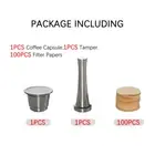 Refillable Coffee Pod Compatible with Nespresso Espresso Machine Coffee Filter P