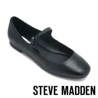 在飛比找Yahoo奇摩購物中心優惠-STEVE MADDEN-CADDIE 圓頭平底瑪莉珍鞋-黑