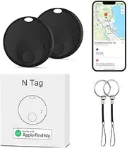 Air Tag Tracker-2Pack Smart Bluetooth Tracker,Smart Tag Item Finders with Find My(iOS Only) App,Smart Tag Locator Tracking Device,Keys Finder and Item Locator,for Luggage,Satchel,Backpack,Pets