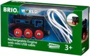 BRIO World - 33599 Rechargeable Engine | Battery-Powered Toy Train for Kids...