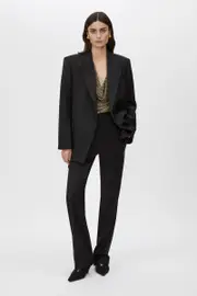 Natalini Wool Blazer in Black - CAMILLA AND MARC® C&M
