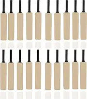 Fit City Care India Miniature Autograph Cricket Bat (Not Meant for Playing - Souvenir Bat) | Pack of 20 | Size 12 Inch