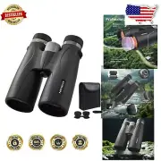 12x50 HD Waterproof Binoculars for Adults - Ideal for Bird Watching & Hunting