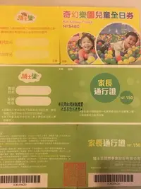 在飛比找Yahoo!奇摩拍賣優惠-騎士堡 奇幻樂園兒童全日券  不限時不限堡點 平假日寒暑假全