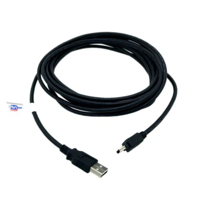 15' USB 2.0 PC SYNC DATA Charging Cable for WACOM BAMBOO INTUOS4 INTUOS5 TABLET