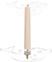 Parliky Bird Play Stand Durable Parrot Perch for Training Playing Interaction Stable Desktop Bird Stand for Budgies Cockatiels and Parrots present