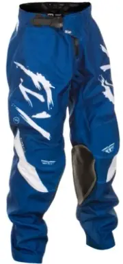 Fly Racing Kinetic Stoke Youth Pants Navy/White 22