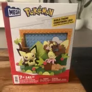 MEGA Pokemon Buildable Figure Set - COUNTRY SCENE (141 Pieces) HTJ04 - New
