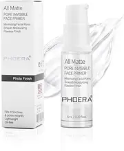 PHOERA Face Primer, Pore Primer Under Foundation, Oil-control Long Lasting Makeup Foundation Primer, Oil-free Makeup Base for All Skin Types (03A, 6ml)