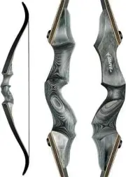 Black Hunter Bow 20-60lbs Takedown Bow 58inch Hunting Longbow Adults Bows Right